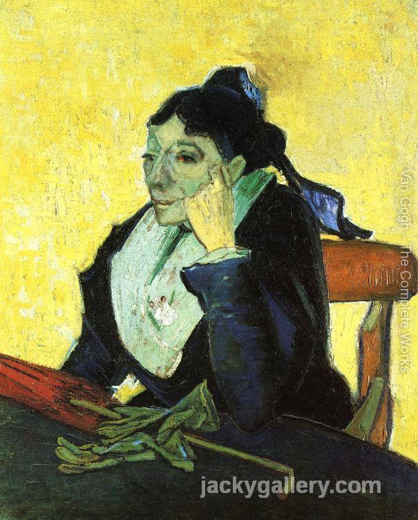 L Arlesienne, Portrait of Madame Ginoux, Van Gogh painting